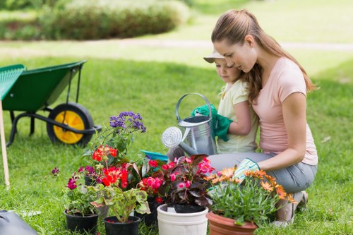 Charitable reuse of garden items and planters
